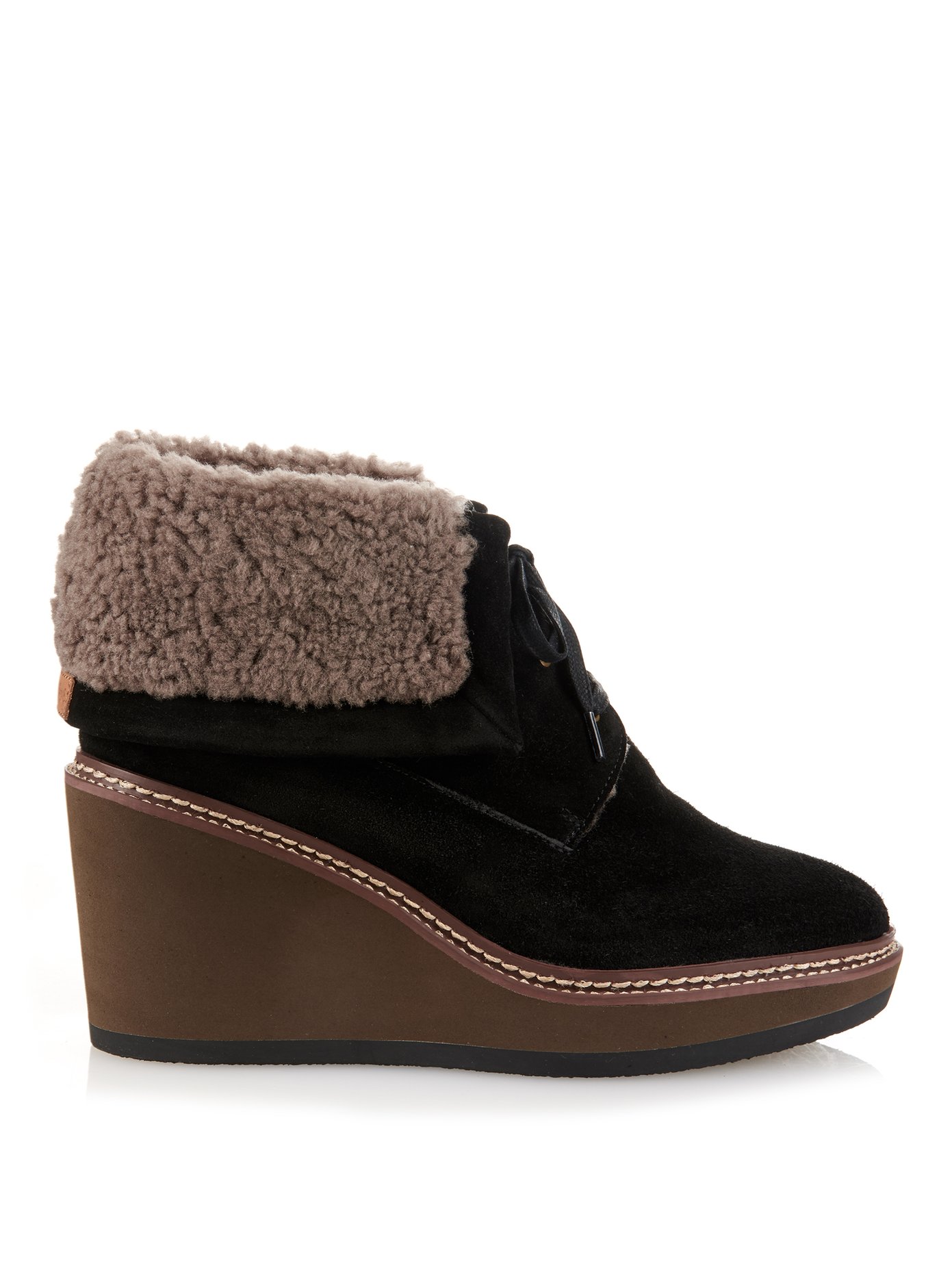 Brasilia wedge suede boots | See By 