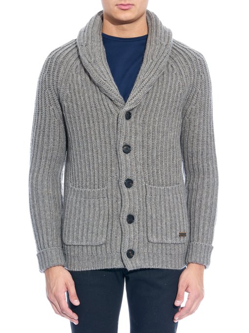 Chunky-knit wool and cashmere-blend cardigan | Burberry London ...