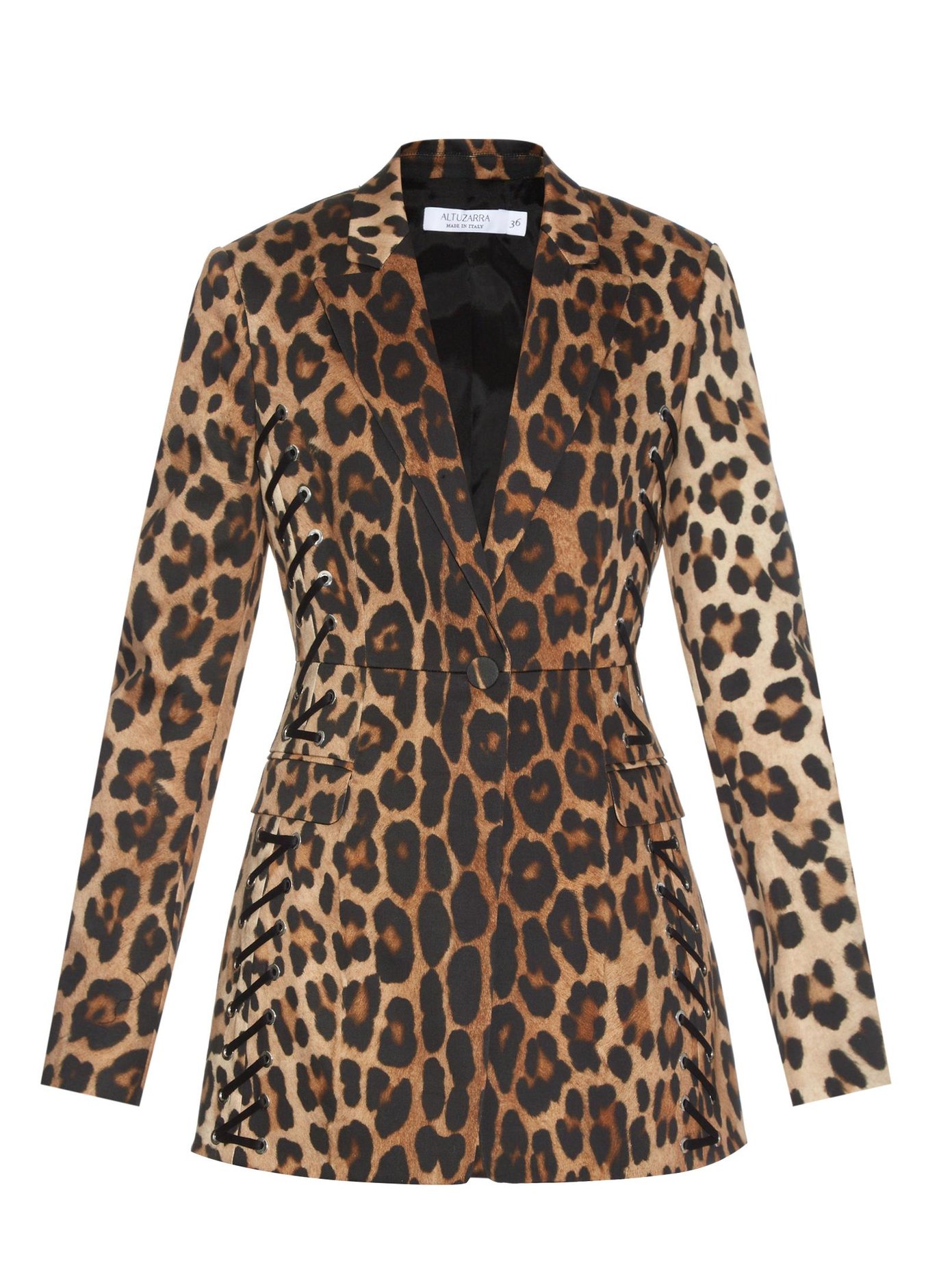 leopard print blazer next