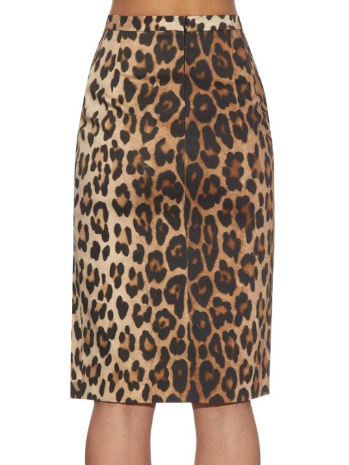 Fawn leopard-print pencil skirt | Altuzarra | MATCHESFASHION US