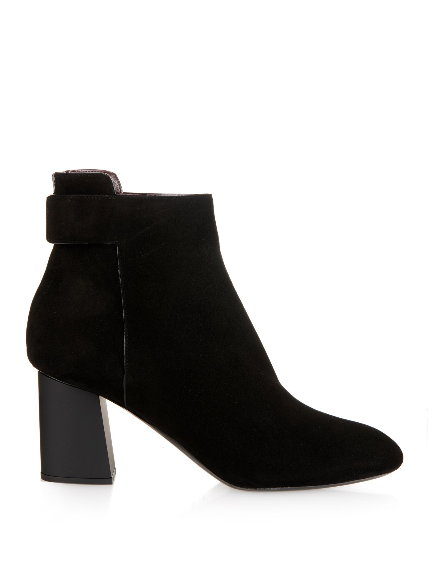 Suede block-heel ankle boots | Proenza 