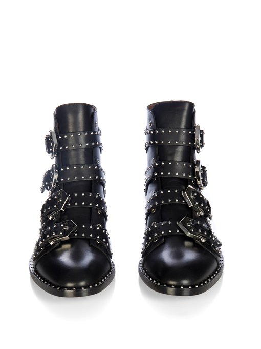 givenchy embellished leather boots