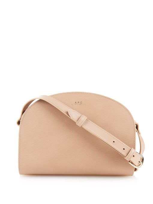 Half-moon grained-leather cross-body bag | A.P.C. | MATCHESFASHION US