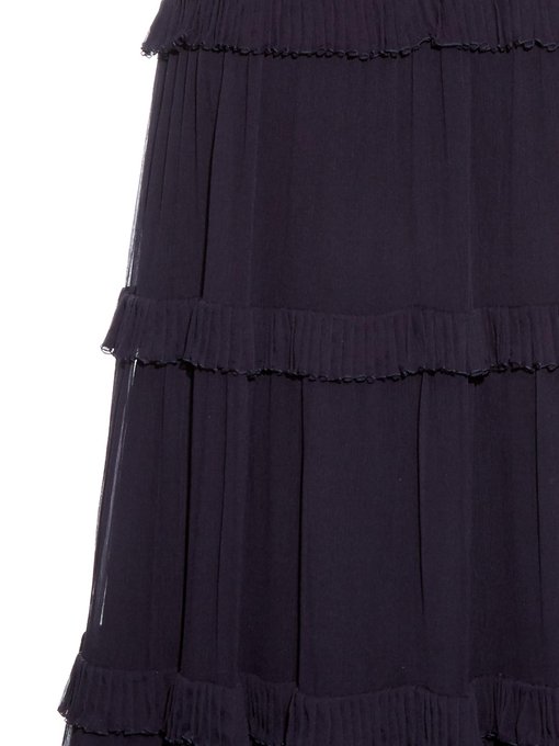 Ruffled tiered silk maxi skirt | Chloé | MATCHESFASHION.COM US