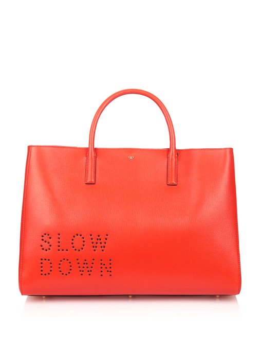 Slow Down Maxi Featherweight Ebury tote | Anya Hindmarch ...