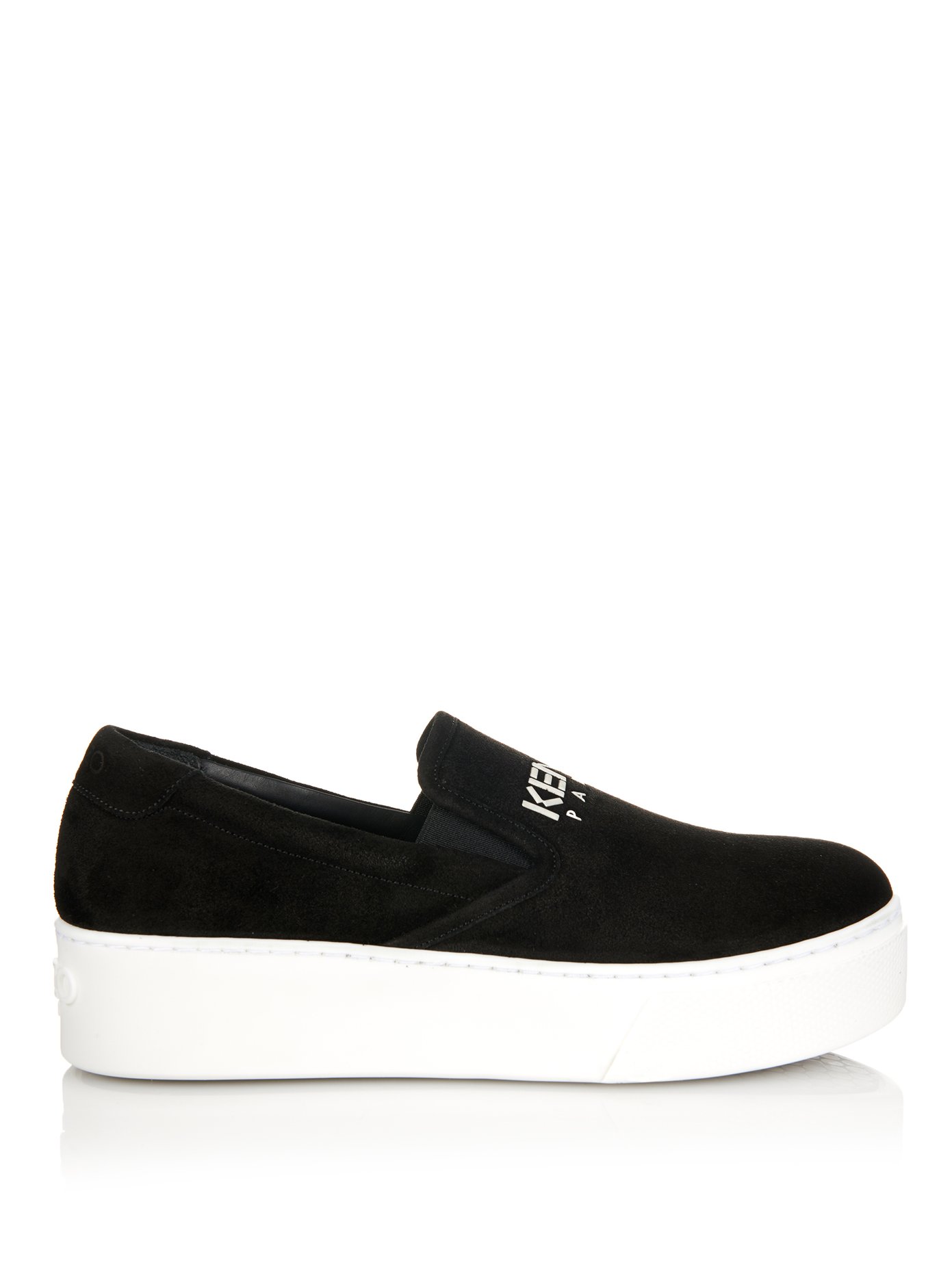 suede platform trainers