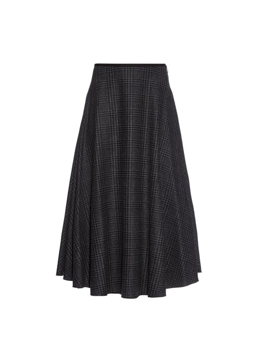 Prince of Wales-check wool skirt | Lanvin | MATCHESFASHION UK