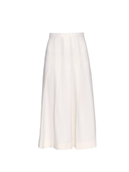 Dune wool-piqué pleated midi skirt | Mother Of Pearl | MATCHESFASHION ...