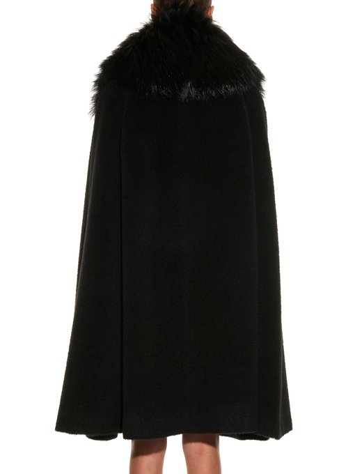 Fur-collar cape | Dolce & Gabbana | MATCHESFASHION US