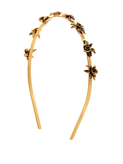 Rose gold-plated headband | Oscar De La Renta | MATCHESFASHION UK