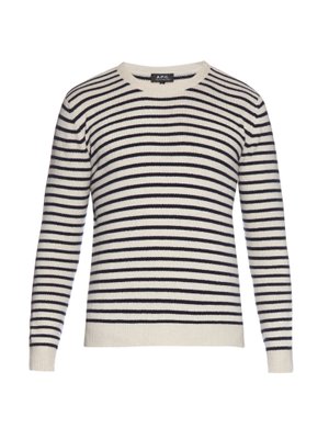 Striped wool sweater | A.P.C. | MATCHESFASHION.COM US