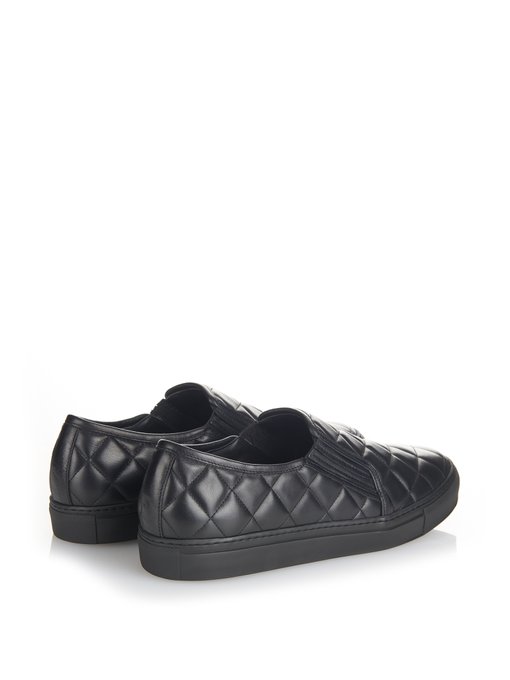 quilted leather shoes