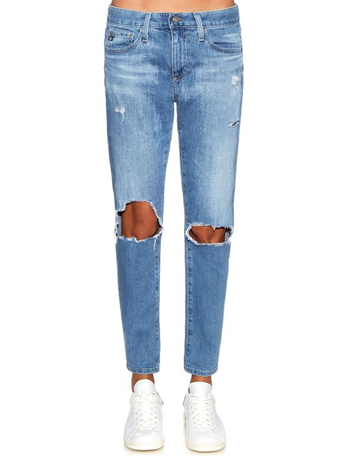 The Beau low-slung boyfriend jeans | AG Jeans | MATCHESFASHION UK