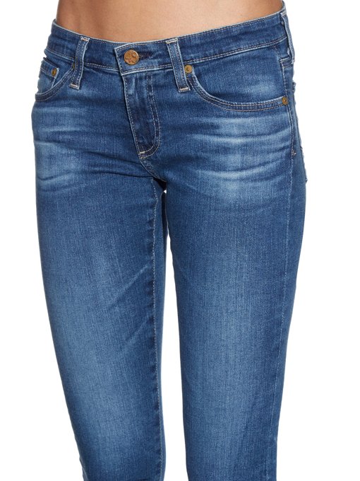 ag mid rise skinny jeans