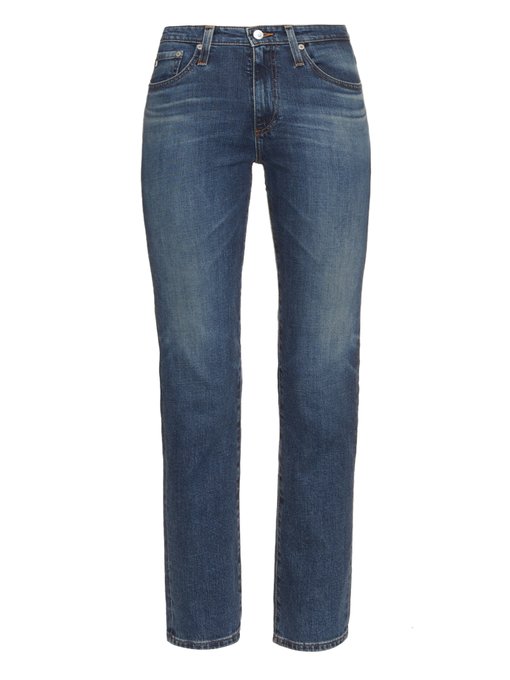 The Sabine high-rise straight-leg jeans | Alexa Chung for AG ...