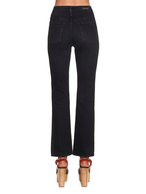 The Revolution high-rise flared jeans | Alexa Chung for AG ...