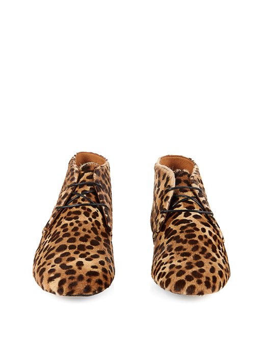 isabel marant leopard sneakers