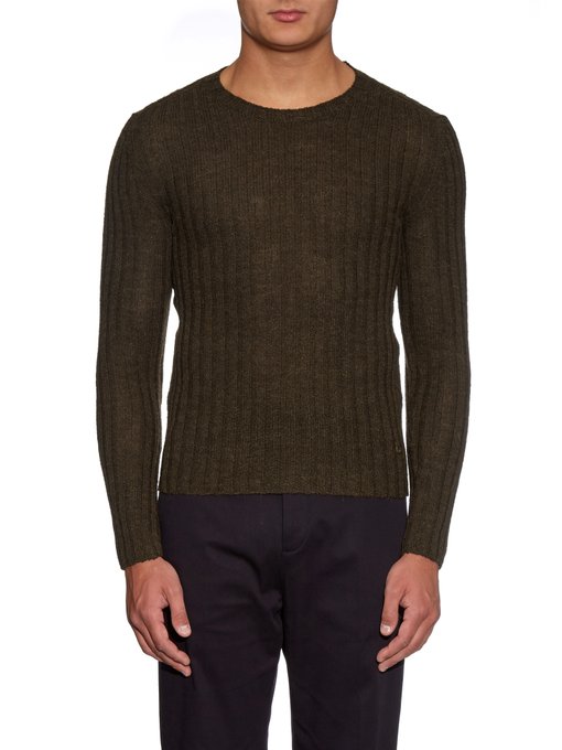 Crew-neck wool-blend knit sweater | Gucci | MATCHESFASHION US