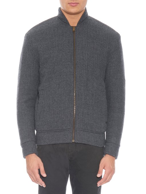 Fleece-lined wool jacket | Tomas Maier | MATCHESFASHION UK