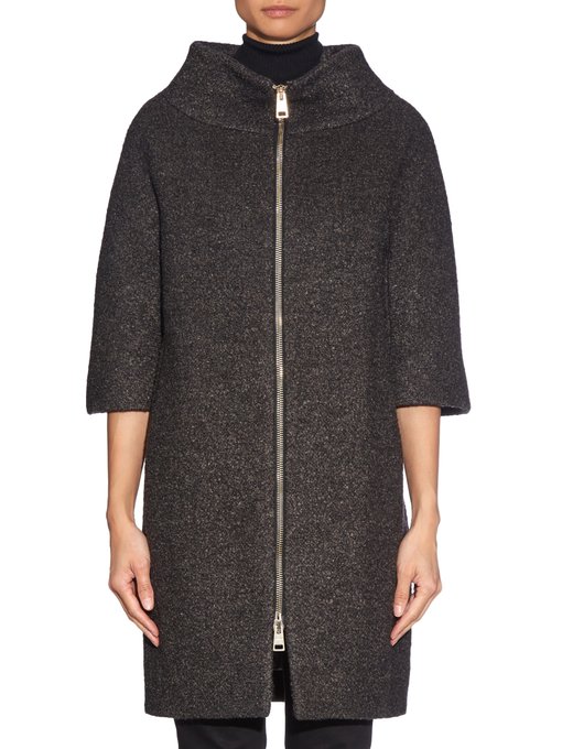 Wool and mohair-blend quilted-down coat | Herno | MATCHESFASHION US
