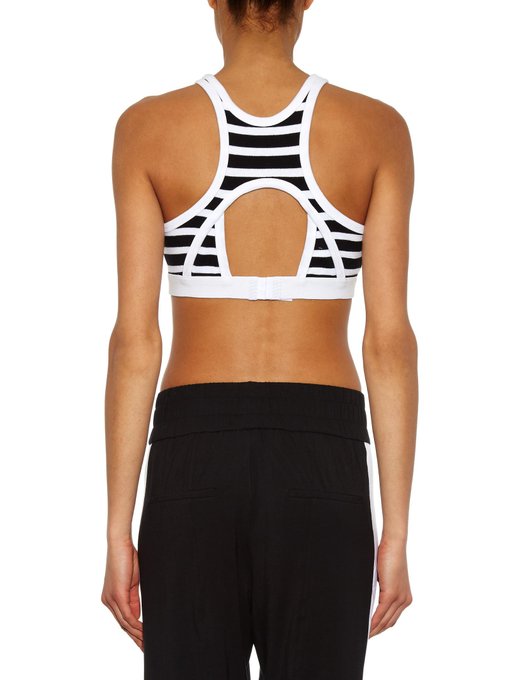 Striped cropped top | T By Alexander Wang | MATCHESFASHION US