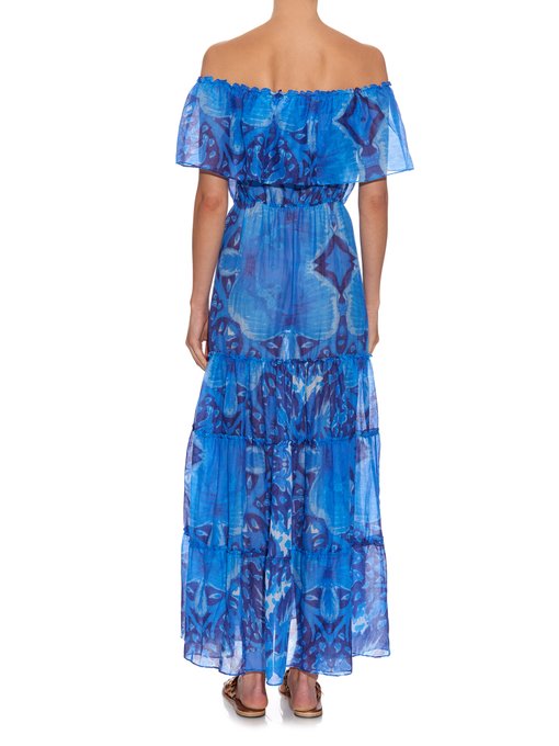 Cosidre Royal Blue-print dress | Athena Procopiou | MATCHESFASHION UK