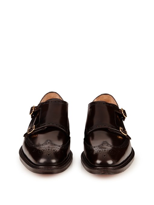 Monkton leather monk-strap shoes 