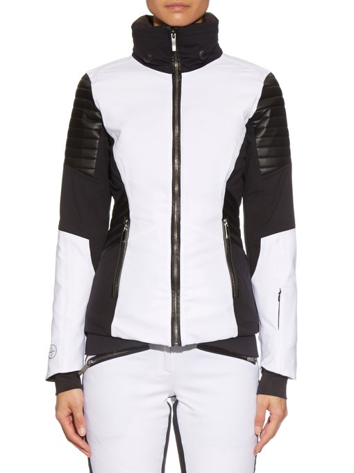 Distinction faux leather-trimmed ski jacket | Lacroix | MATCHESFASHION UK