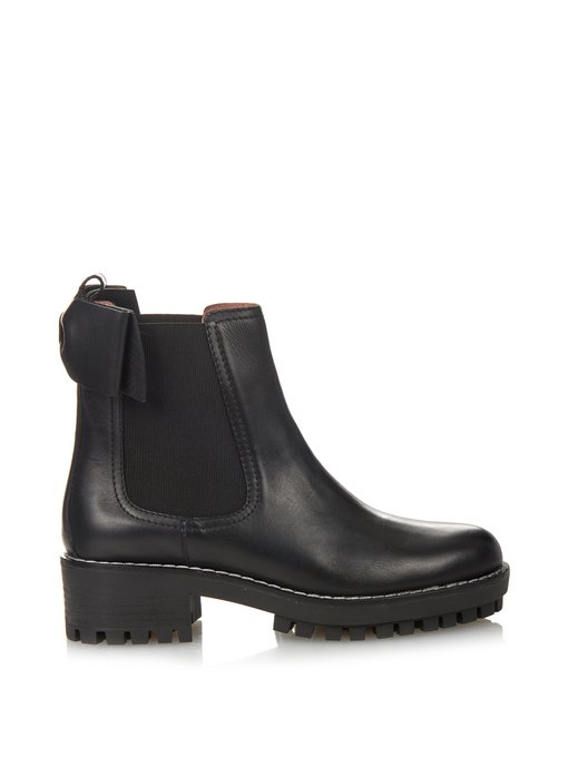 bow chelsea boots