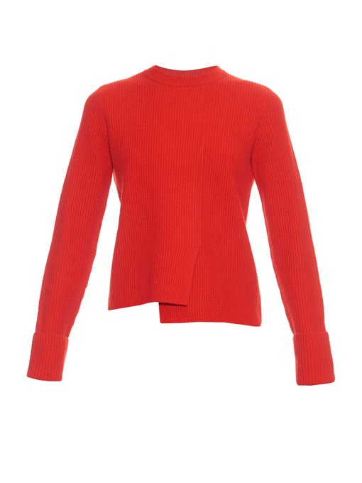 Slit-hem wool and cashmere-blend sweater | Proenza Schouler ...