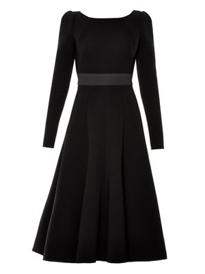 Dolce & Gabbana Open-back long-sleeved midi dress