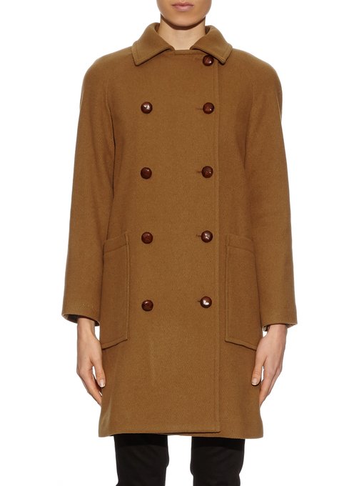 Double-breasted wool-blend coat | A.P.C. | MATCHESFASHION UK