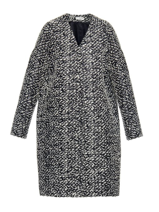 Textured-tweed wool-blend coat | Balenciaga | MATCHESFASHION UK