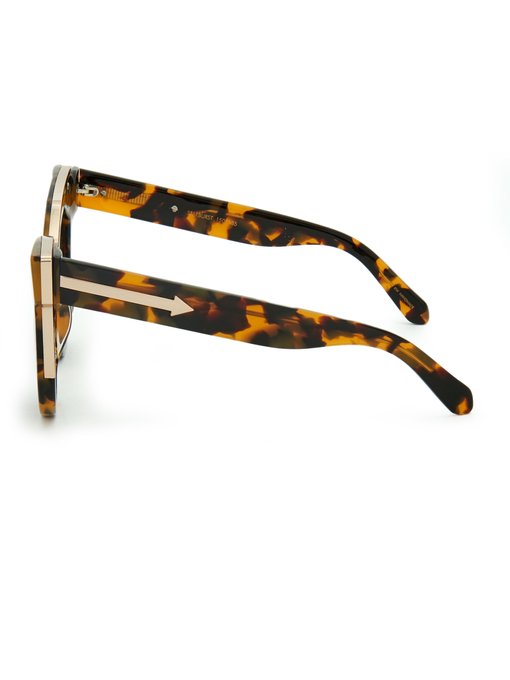 Starburst cat-eye frame sunglasses | Karen Walker Eyewear ...