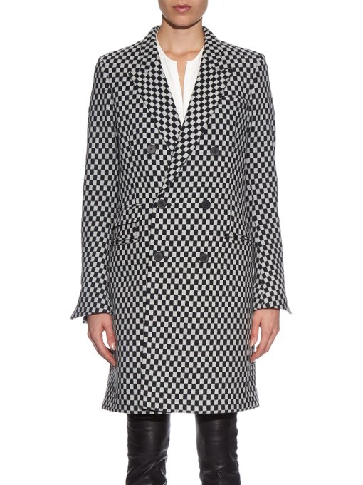 Checkerboard double-breasted coat | Haider Ackermann | MATCHESFASHION UK