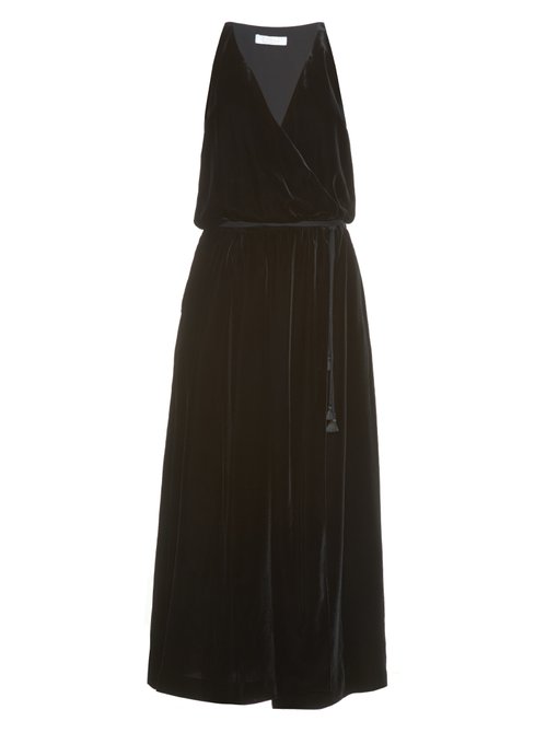 V-neck velvet gown | Chloé | MATCHESFASHION.COM US