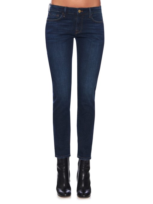 frame low rise jeans