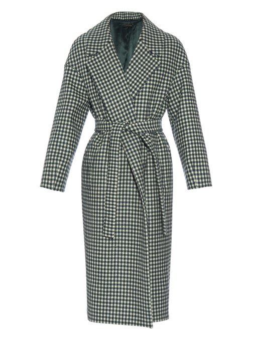 Mother Of Pearl Blair checked wool coat