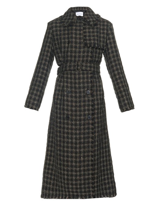 Lamé-tweed trench coat | Sonia Rykiel | MATCHESFASHION.COM US