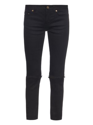 Mid-rise distressed skinny jeans | Saint Laurent | MATCHESFASHION UK