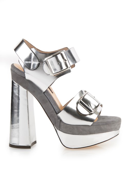 Ida leather platform-heeled sandals | Chrissie Morris | MATCHESFASHION UK