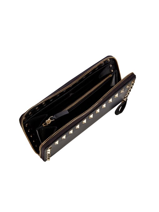 Rockstud large leather wallet | Valentino Garavani | MATCHESFASHION UK