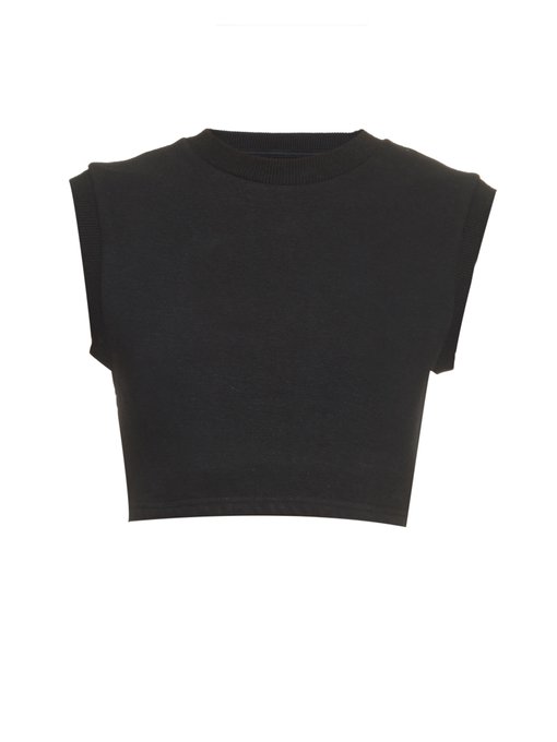 Crewneck jersey crop top Yeezy MATCHESFASHION US