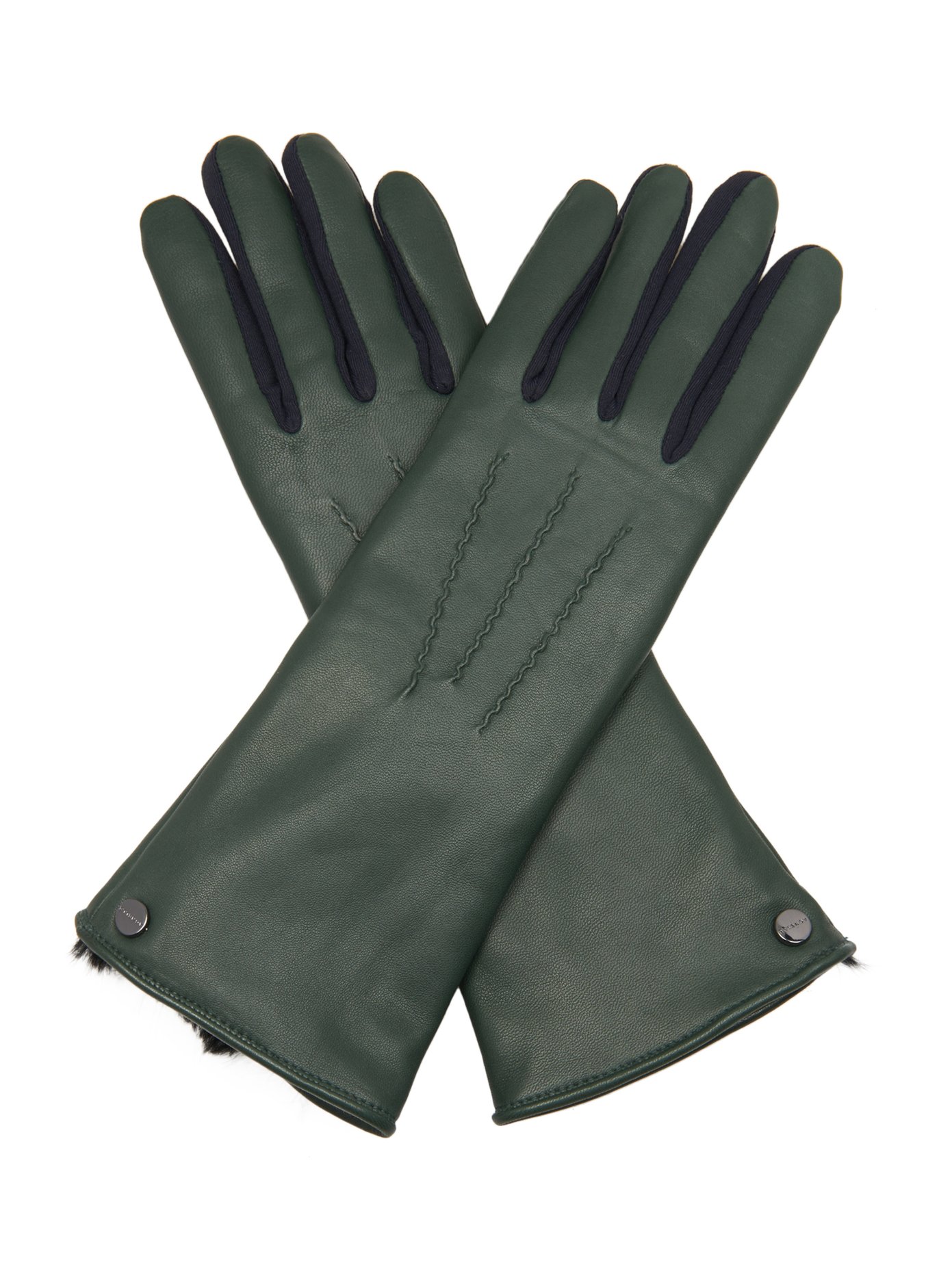 fur lined leather gloves uk