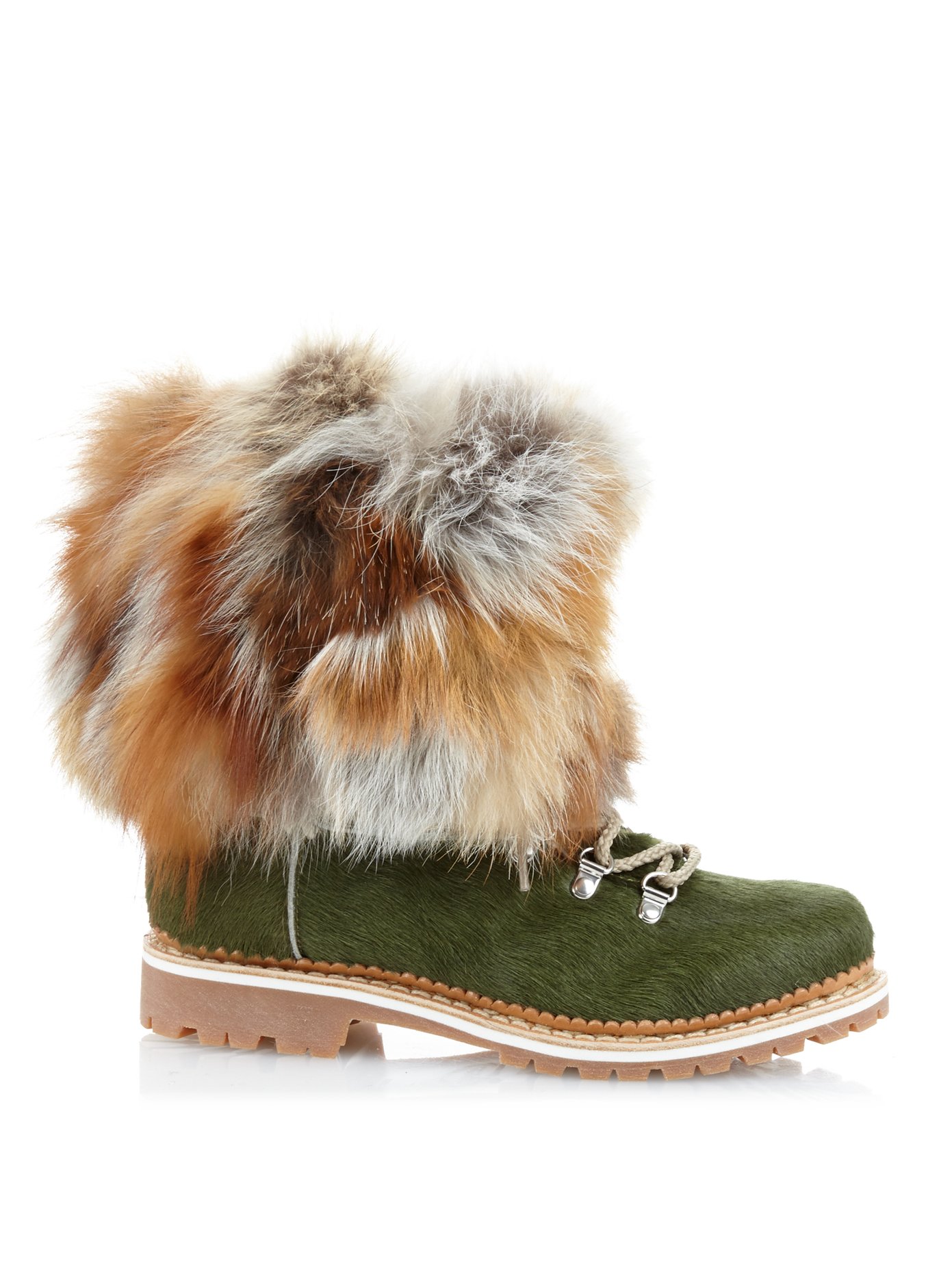 fur ski boots