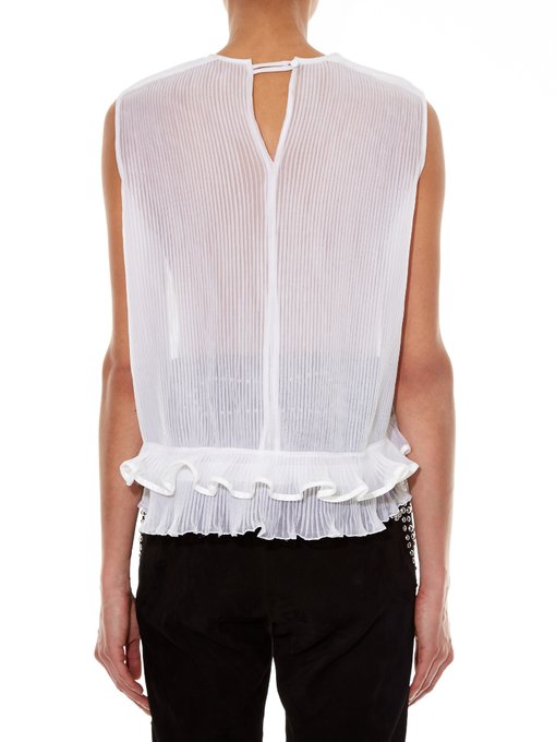 Vienna lace-front silk top | Isabel Marant | MATCHESFASHION US