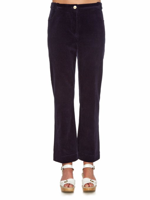 Cropped corduroy trousers | Trademark | MATCHESFASHION UK