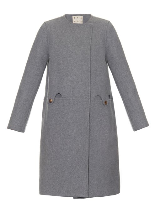 Almond wool-blend coat | Trademark | MATCHESFASHION.COM UK