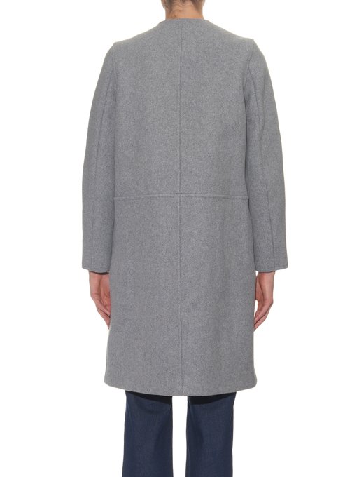 Almond wool-blend coat | Trademark | MATCHESFASHION UK