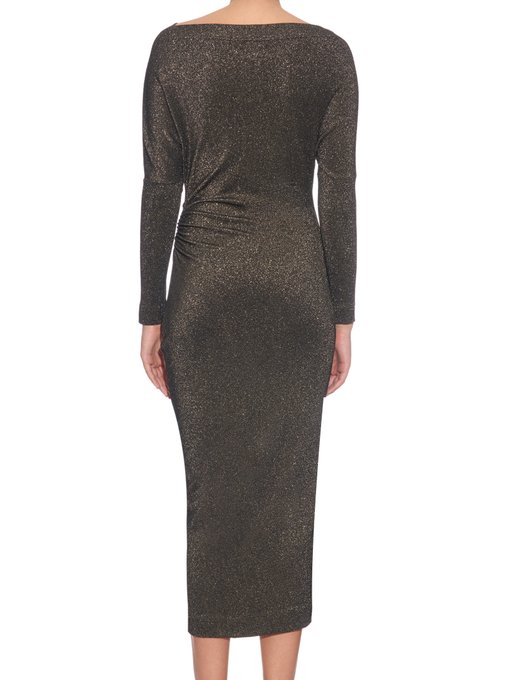 Thigh boat-neck midi dress | Vivienne Westwood Anglomania ...